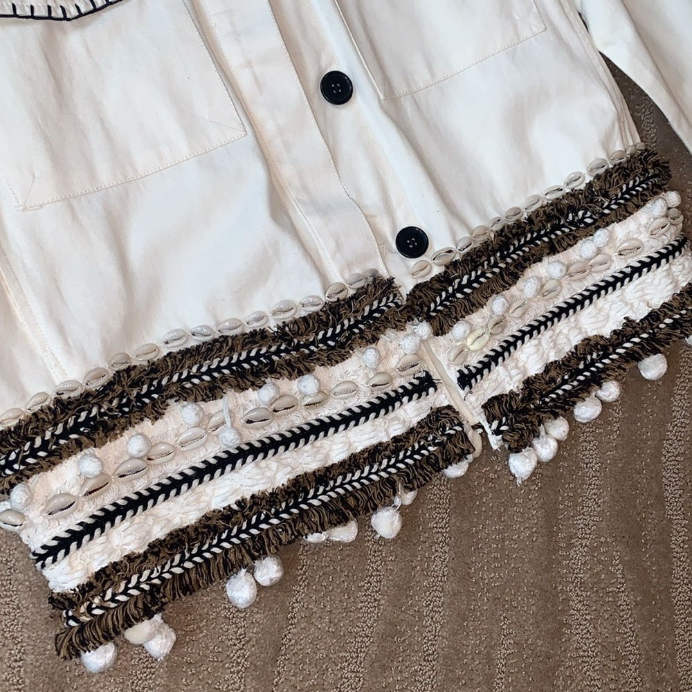 Zara Tassel Seashells Jacket‎ - Picture 9 of 17